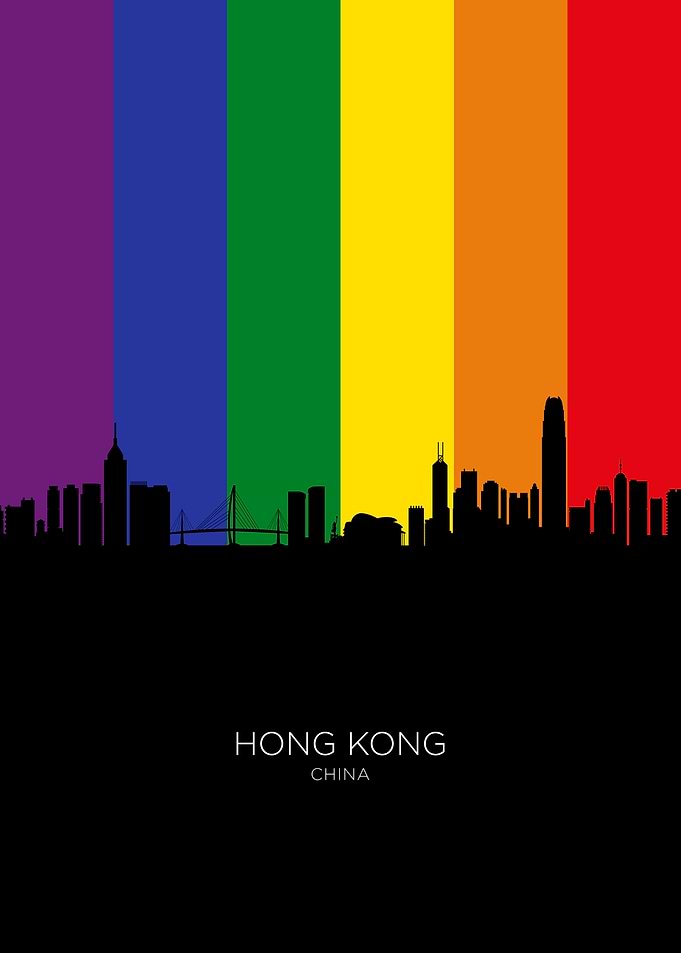 Hong Kong China Skyline