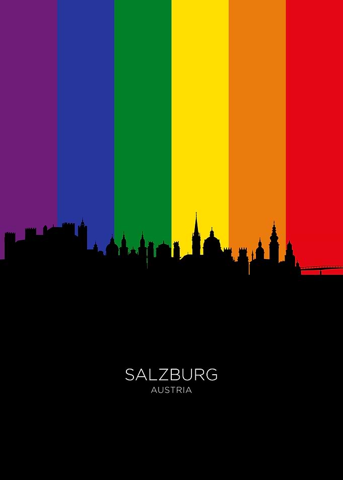 Salzburg Austria Skyline