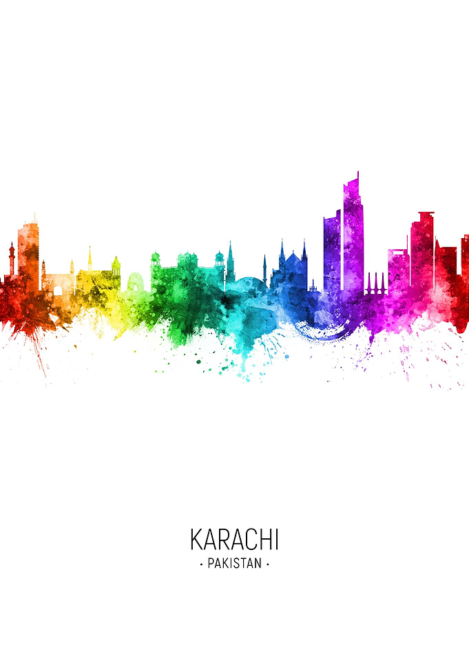 Karachi Pakistan Skyline