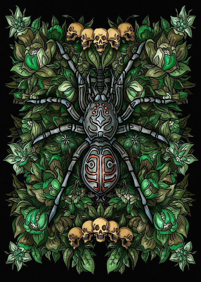 Spider Spinne
