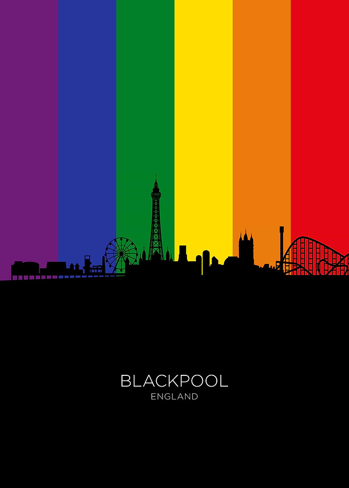 Blackpool England Skyline