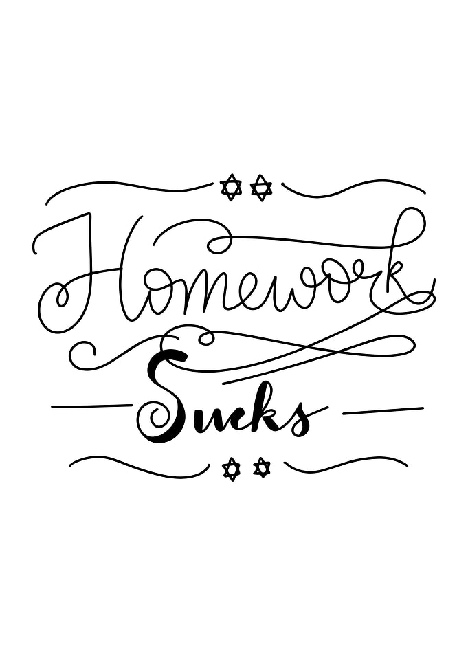 Homework sucks