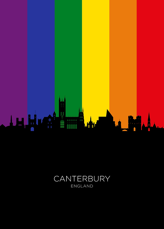 Canterbury England Skyline