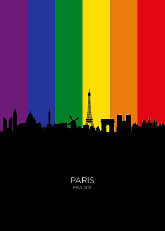 Paris France Skyline