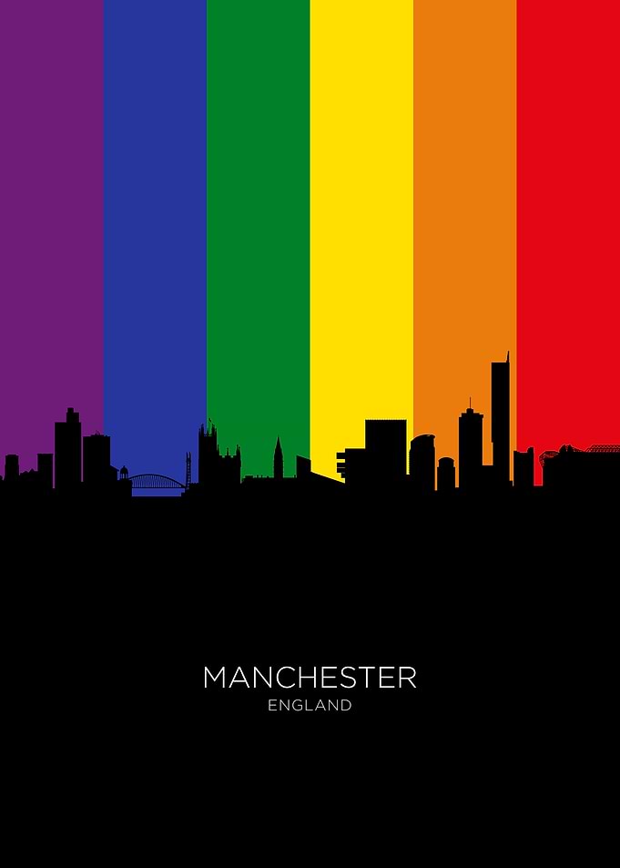 Manchester England Skyline
