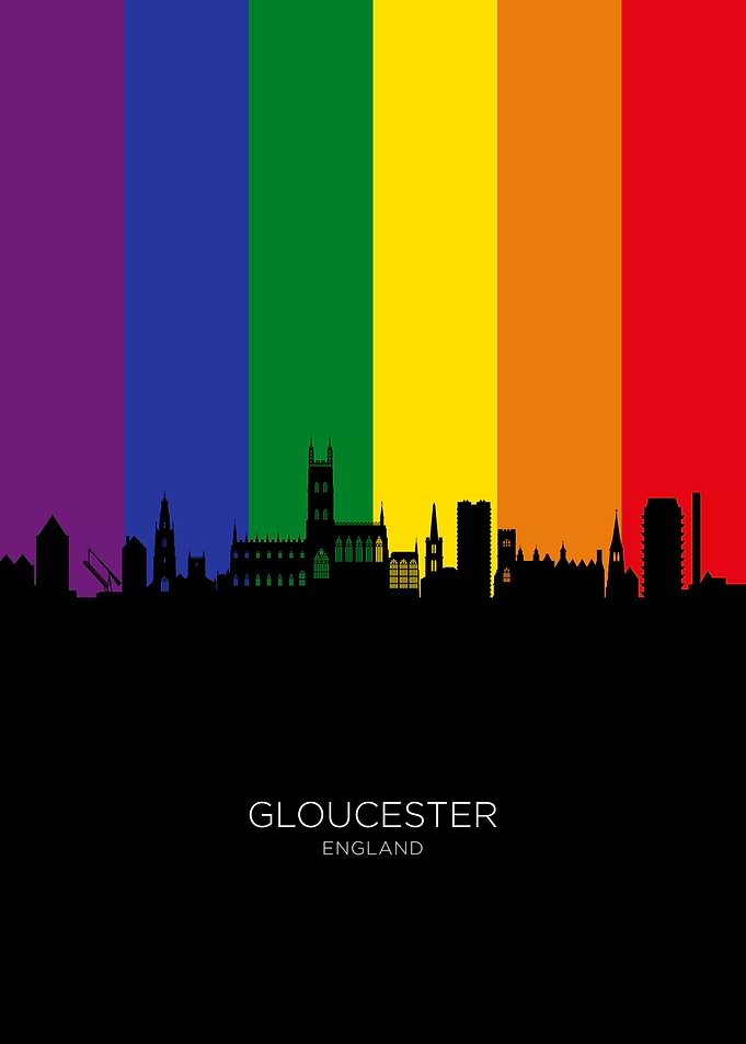 Gloucester England Skyline