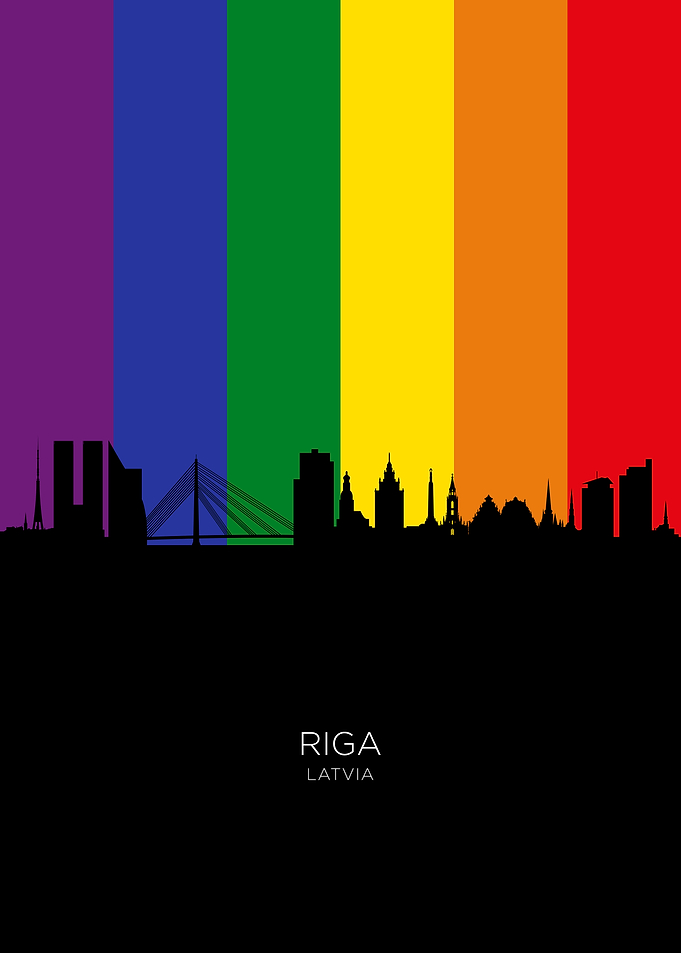 Riga Latvia Skyline