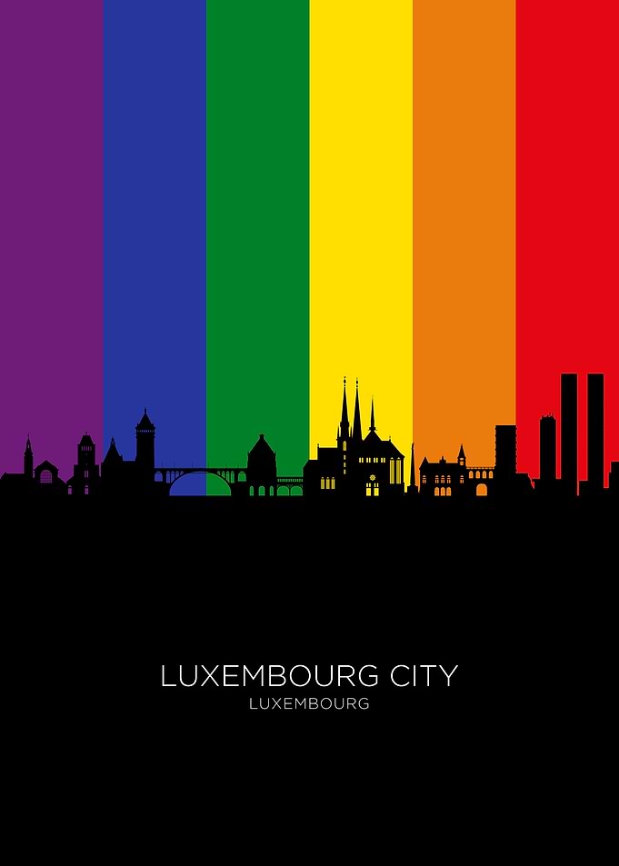 Luxembourg City Skyline