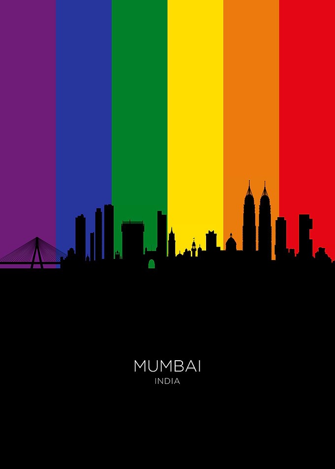 Mumbai India Skyline