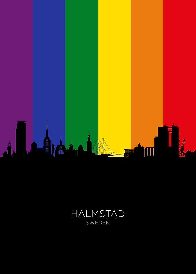Halmstad Sweden Skyline