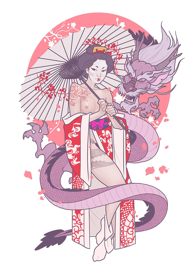 The Gueisha and The Dragon