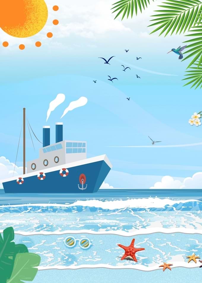 Cruise Ship at the Sea