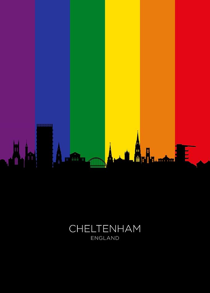 Cheltenham England Skyline