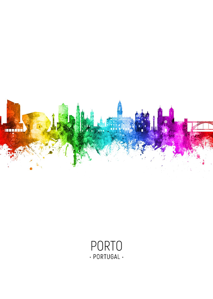 Porto Portugal Skyline