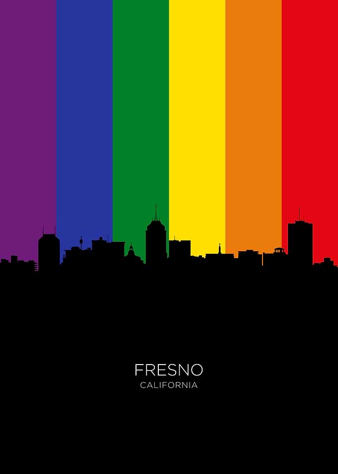 Fresno California Skyline