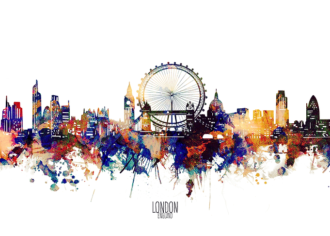 london watercolor 2