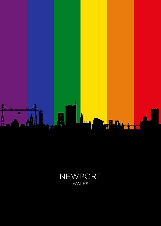 Newport Wales Skyline