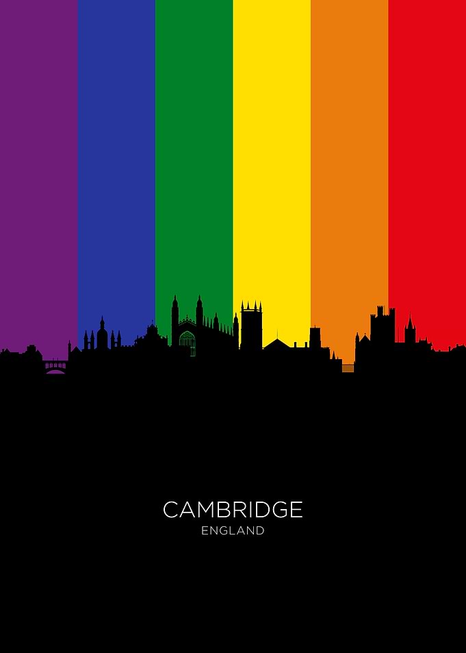 Cambridge England Skyline