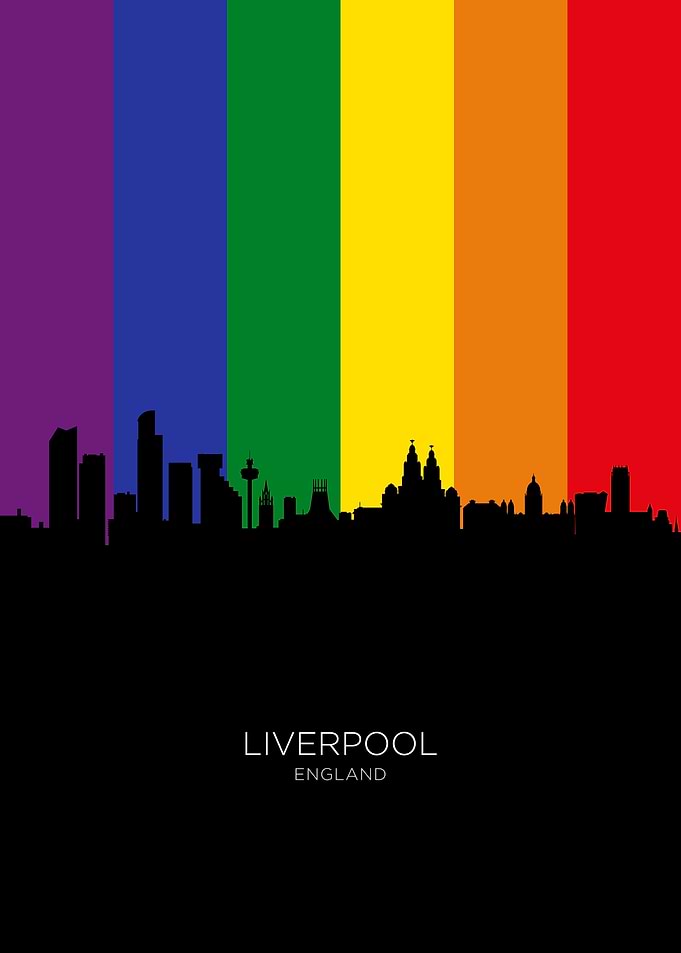 Liverpool England Skyline