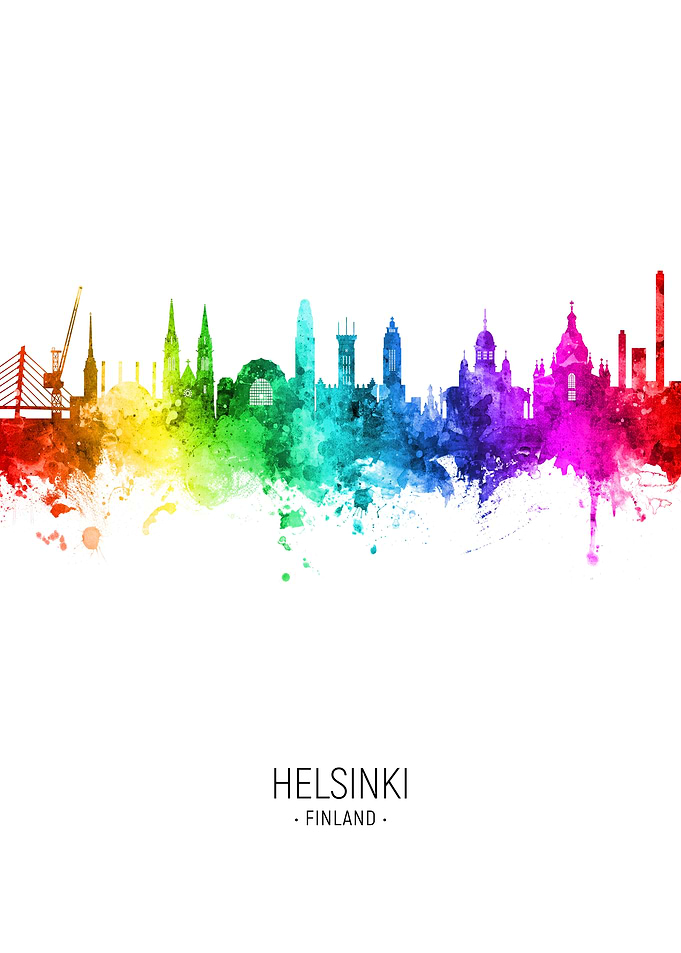 Helsinki Finland Skyline