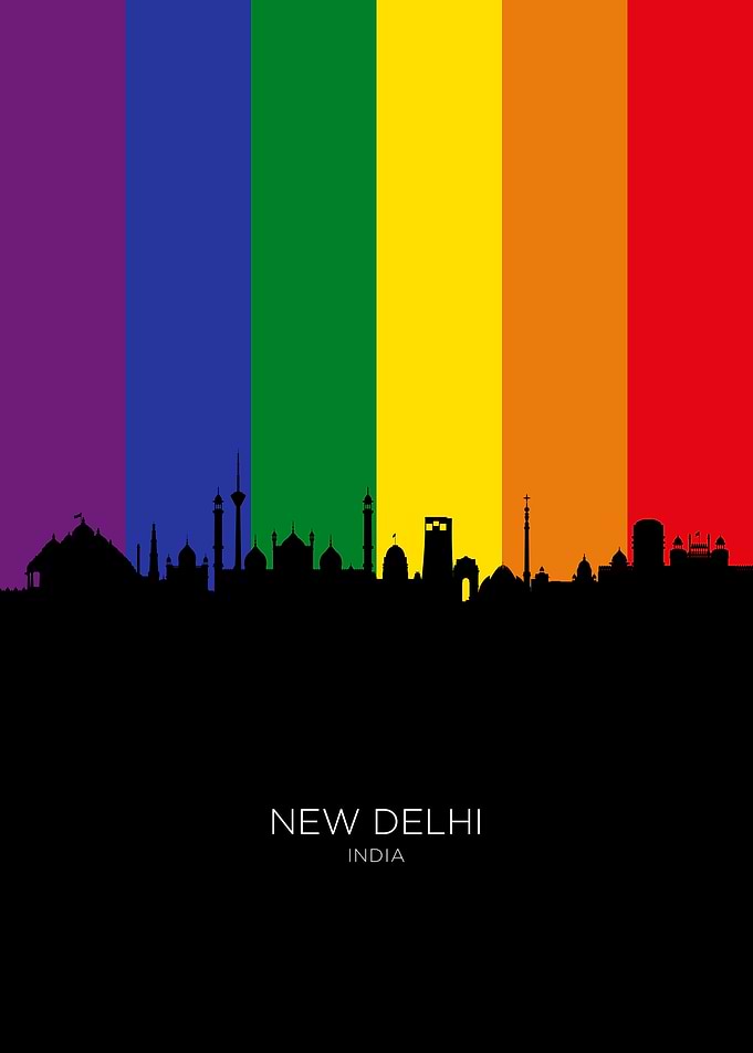 New Delhi India Skyline