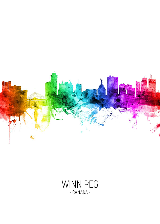 Winnipeg Canada Skyline