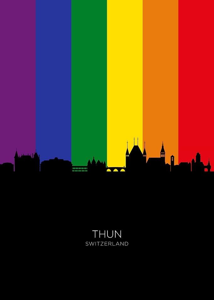 Thun Switzerland Skyline