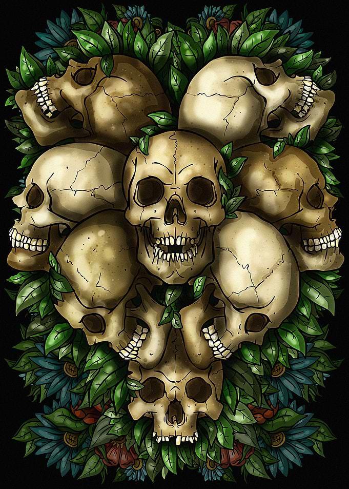 Skulls Schaedel