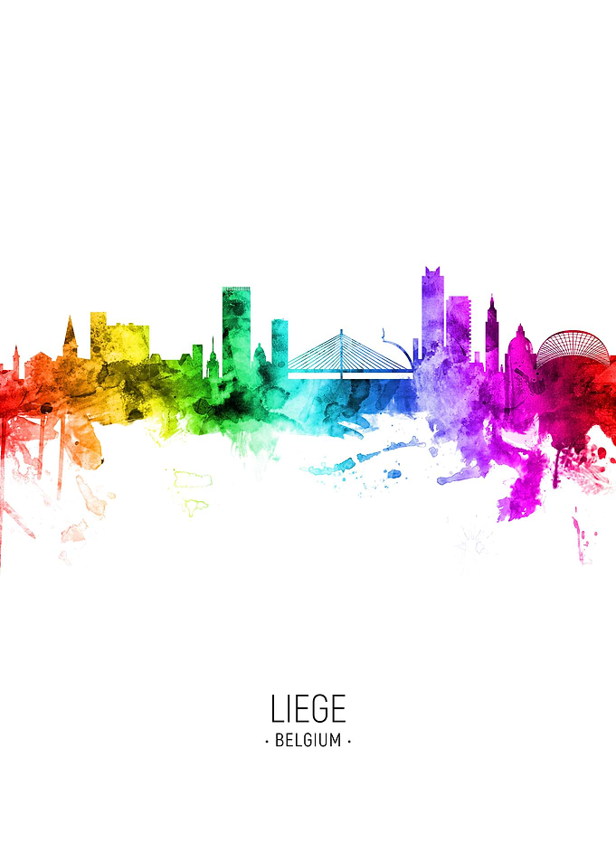 Liege Belgium Skyline