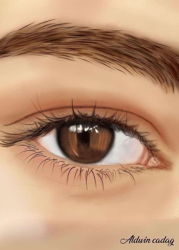 The eye digital art