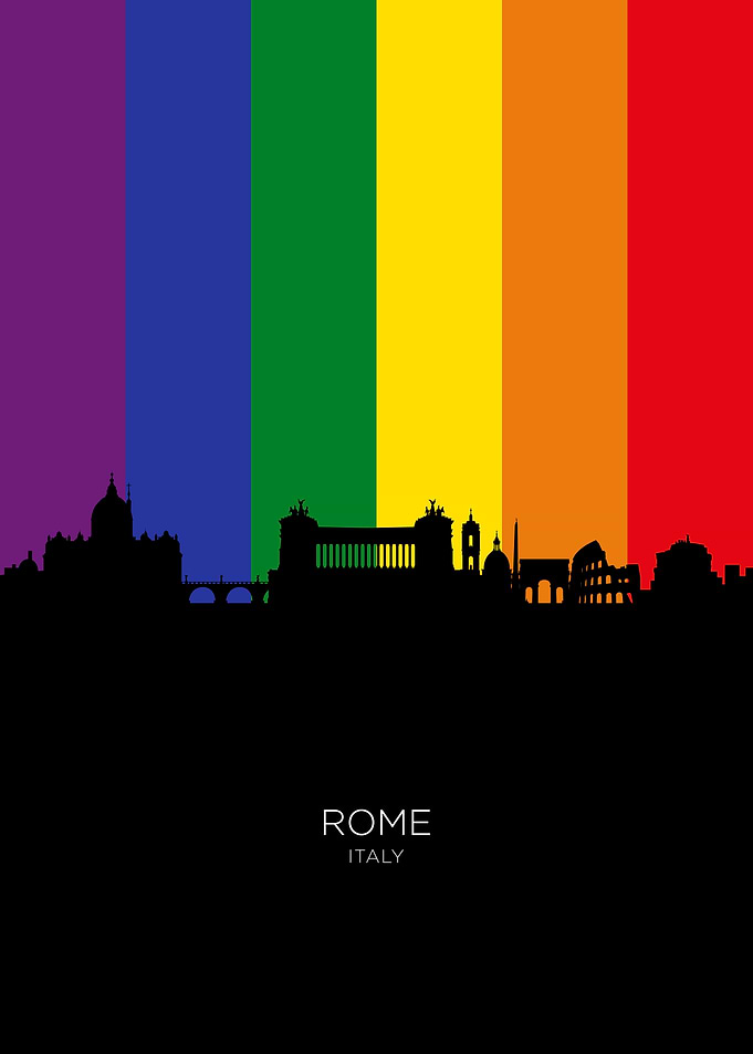 Rome Italy Skyline