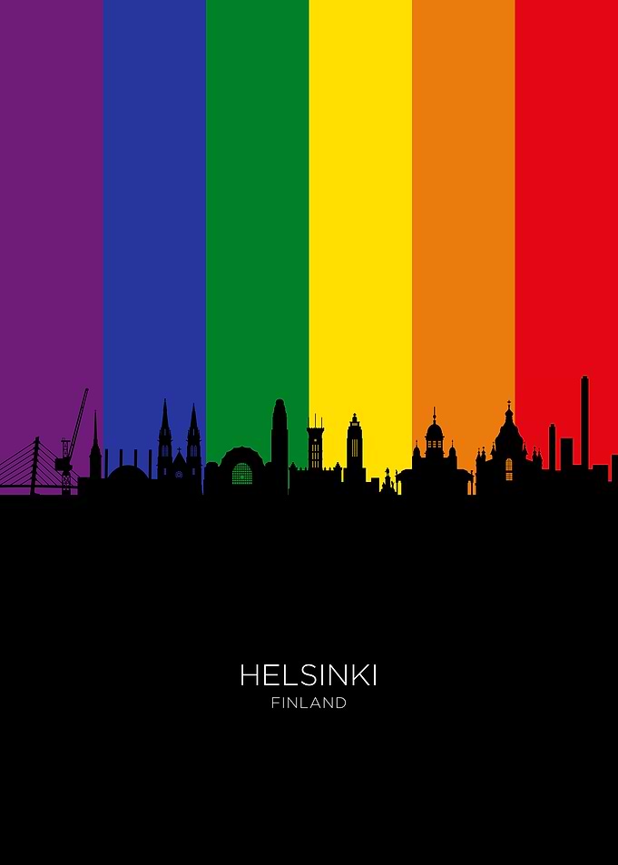 Helsinki Finland Skyline