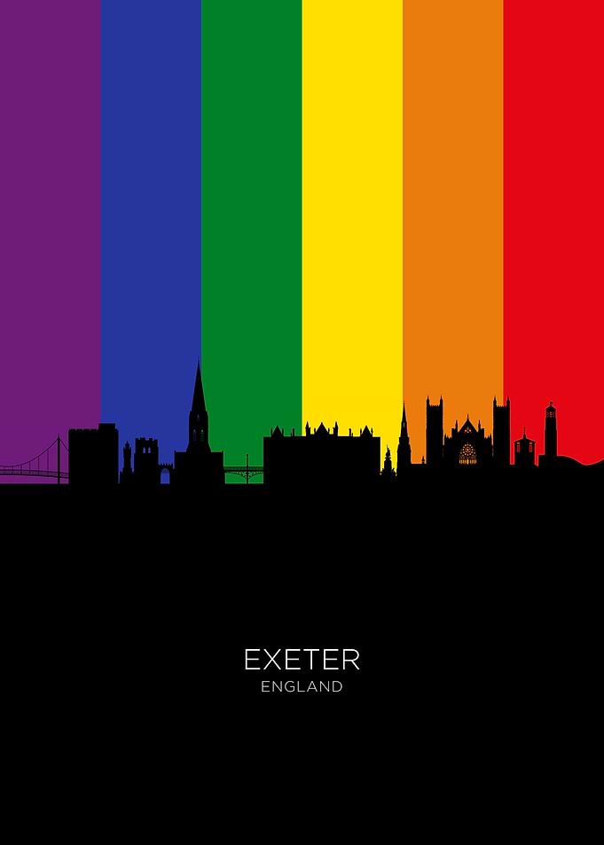 Exeter England Skyline