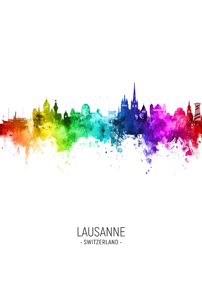 Lausanne Skyline