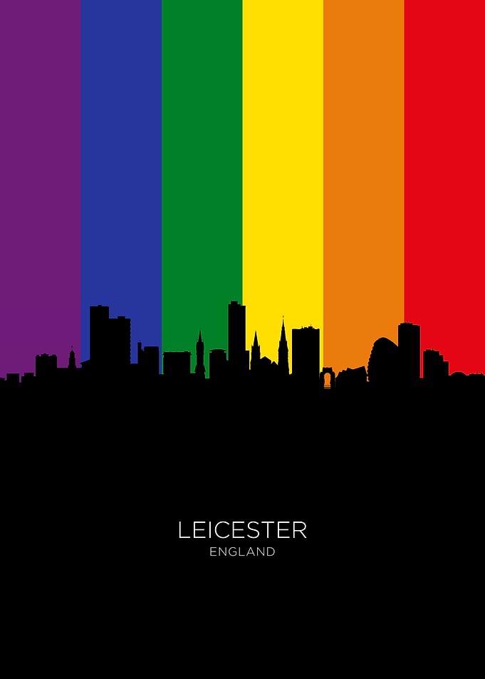 Leicester England Skyline