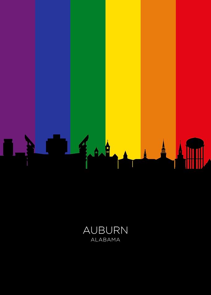 Auburn Alabama Skyline
