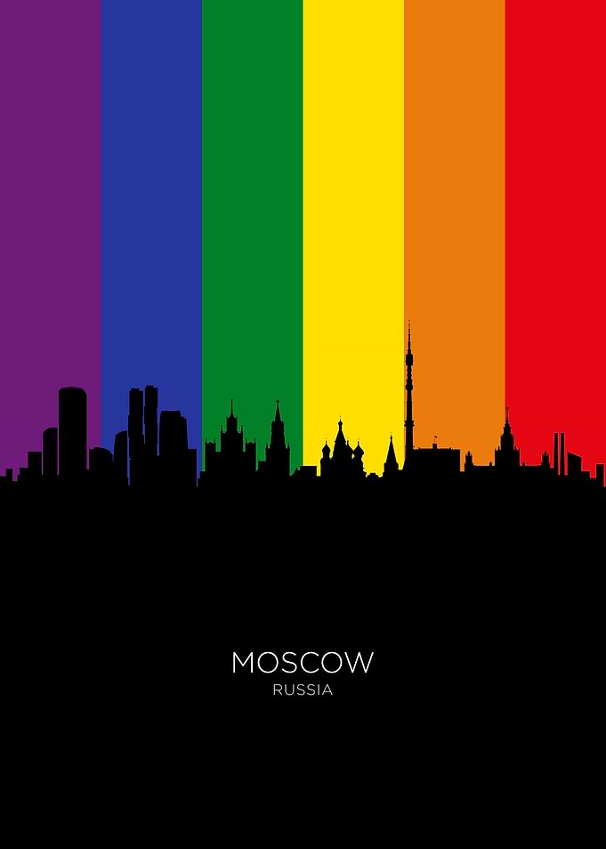 Moscow Russia Skyline