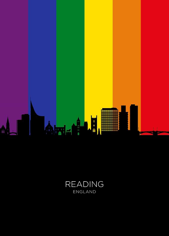 Reading England Skyline