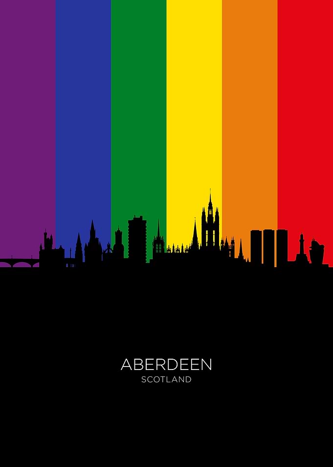 Aberdeen Scotland Skyline
