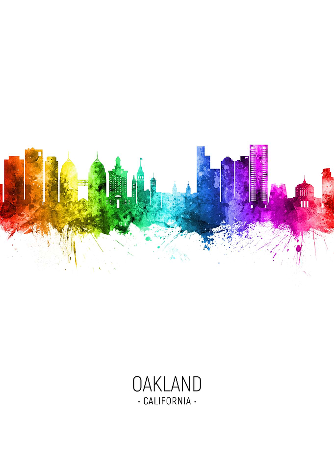 Oakland California Skyline