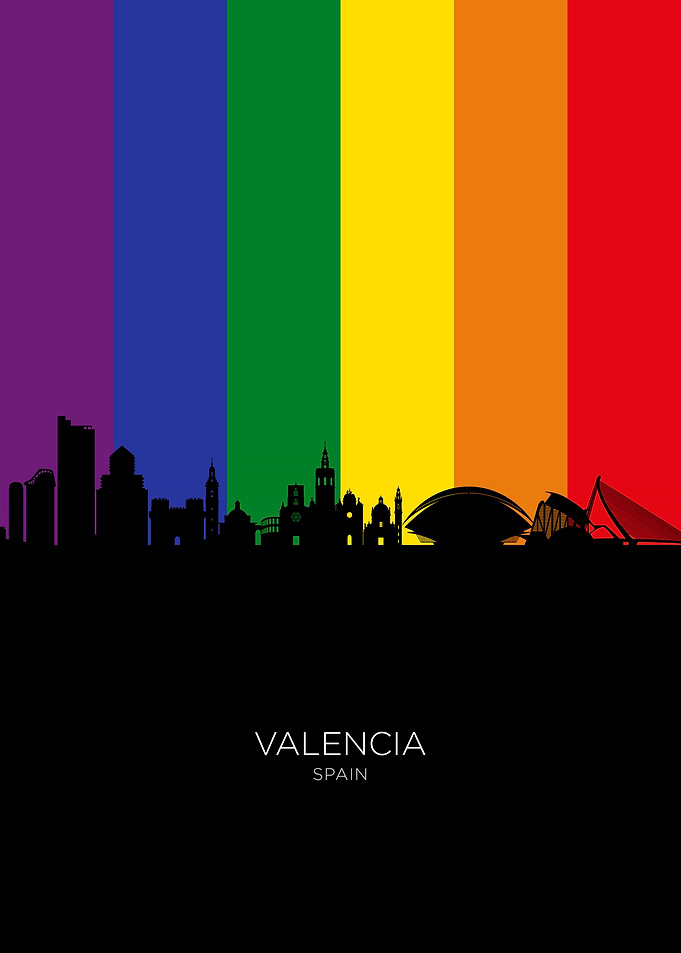 Valencia Spain Skyline