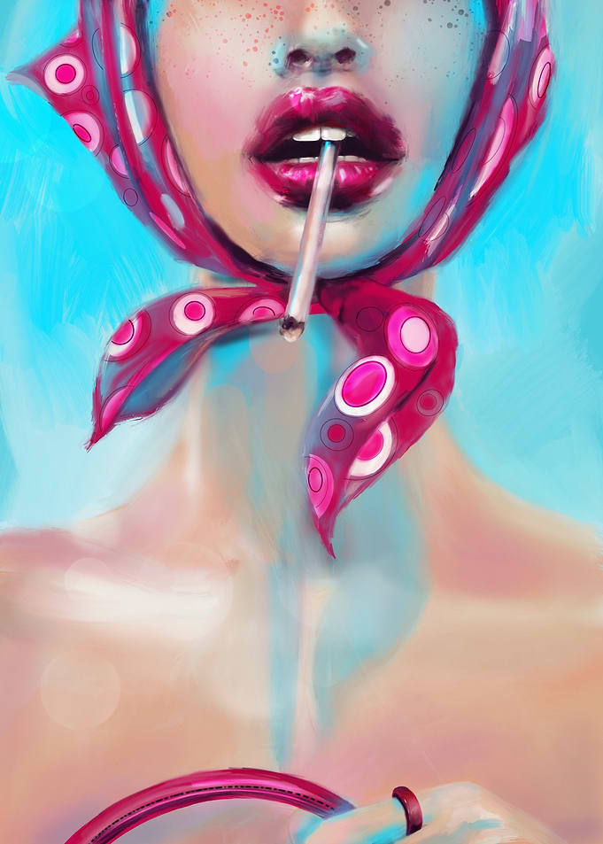 Smoking Woman