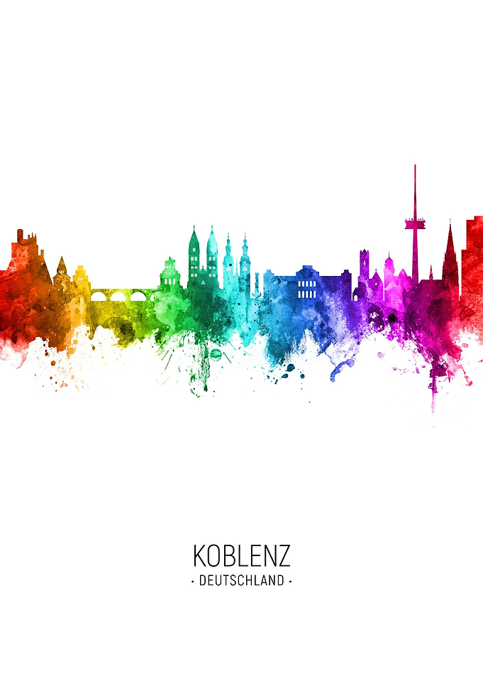 Koblenz Germany Skyline