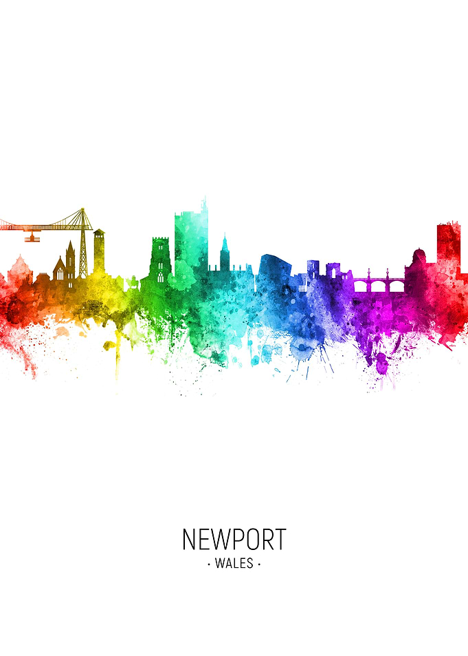 Newport Wales Skyline