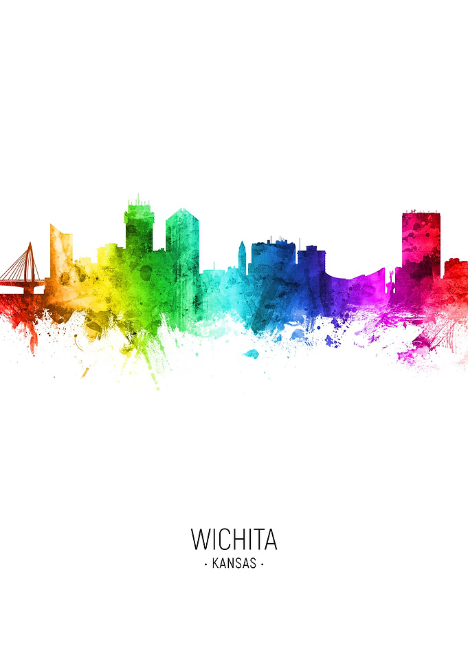Wichita Kansas Skyline