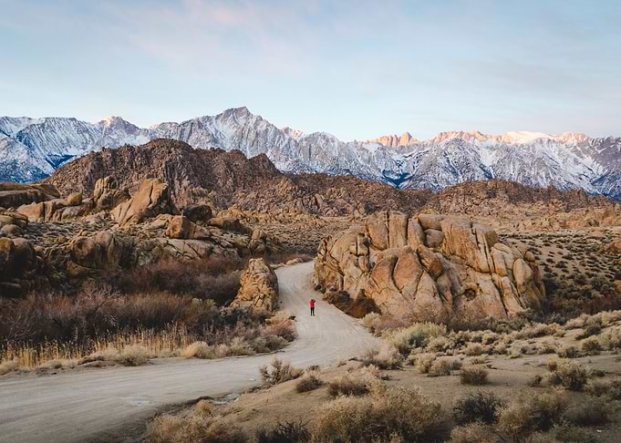 Arid California Desert
