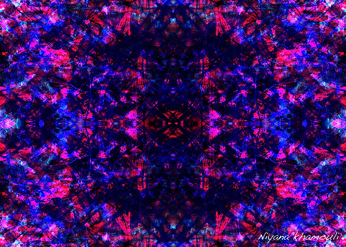 Trippy fractal poster