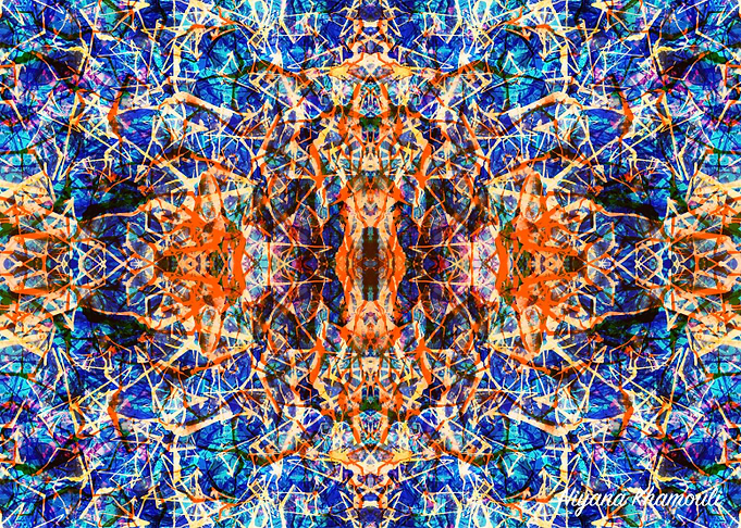 Trippy fractal poster