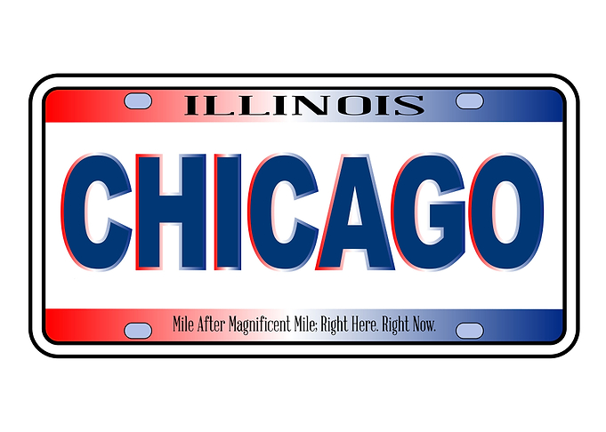 Illinois License Plate