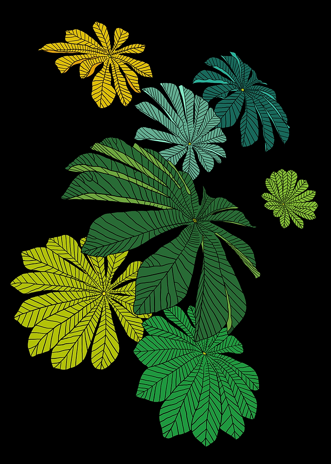 Tropical Leaves Pattern